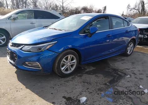 2018 Chevrolet Cruze Lt Auto из США, поврежденный, VIN 1G1BE5SM8J7109816